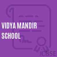 Vidya Mandir school Logo