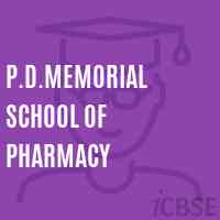 P.D.Memorial School of Pharmacy Logo