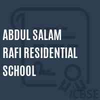 Abdul Salam Rafi Residential School Logo