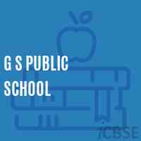 G S Public School Logo