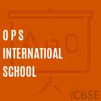 O P S Internatioal School Logo