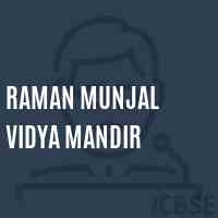 Raman Munjal Vidya Mandir School Logo