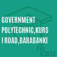 Government Polytechnic,Kursi Road,Barabanki College Logo
