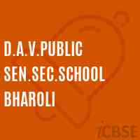D.A.V.Public Sen.Sec.School Bharoli Logo