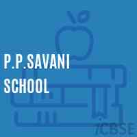 P.P.Savani School Logo