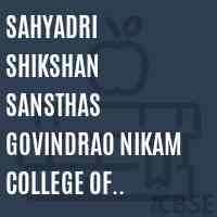 Sahyadri Shikshan Sansthas Govindrao Nikam College of Pharmacy, Sawarde, Ratnagiri Logo