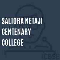 Saltora Netaji Centenary College Logo