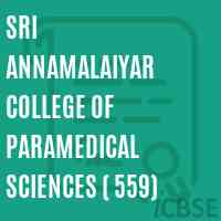 Sri Annamalaiyar College of Paramedical Sciences ( 559) Logo