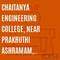 Chaitanya Engineering College, Near Prakruthi Ashramam, Bhimavaram, PIN- 534203(CC-7D) Logo