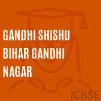 Gandhi Shishu Bihar Gandhi Nagar Middle School Logo