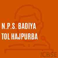 N.P.S. Badiya Tol Hajpurba Primary School Logo