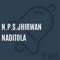 N.P.S.Jhirwan Naditola Primary School Logo