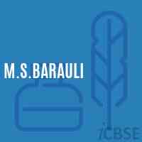 M.S.Barauli Middle School Logo