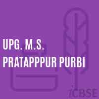 Upg. M.S. Pratapppur Purbi Middle School Logo