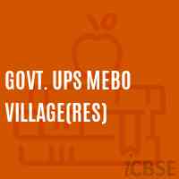 Govt. Ups Mebo Village(Res) Middle School Logo
