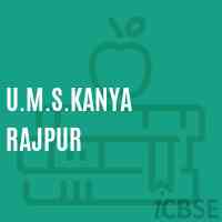 U.M.S.Kanya Rajpur Middle School Logo