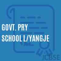Govt. Pry School L/yangje Logo
