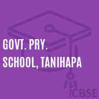 Govt. Pry. School, Tanihapa Logo
