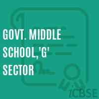 Govt. Middle School,'G' Sector Logo