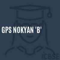 Gps Nokyan 'B' School Logo