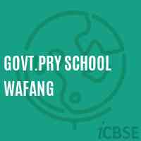 Govt.Pry School Wafang Logo