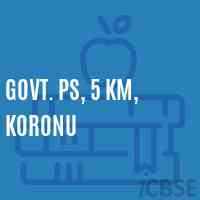 Govt. Ps, 5 Km, Koronu Primary School Logo