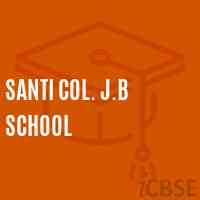 Santi Col. J.B School Logo