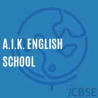 A.I.K. English School Logo