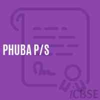 Phuba P/s Primary School Logo