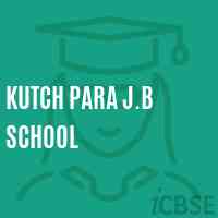 Kutch Para J.B School Logo