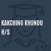 Kakching Khunou H/s Secondary School Logo