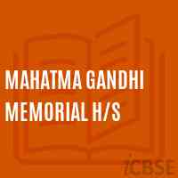 Mahatma Gandhi Memorial H/s Senior Secondary School Logo