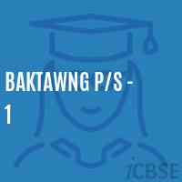 Baktawng P/s - 1 Primary School Logo