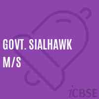 Govt. Sialhawk M/s School Logo