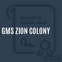Gms Zion Colony Middle School Logo