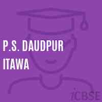 P.S. Daudpur Itawa Primary School Logo