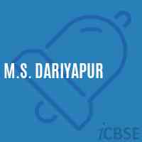 M.S. Dariyapur Middle School Logo