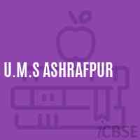 U.M.S Ashrafpur Middle School Logo