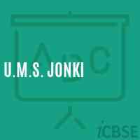 U.M.S. Jonki Middle School Logo