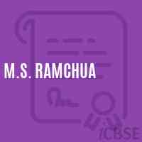 M.S. Ramchua Middle School Logo