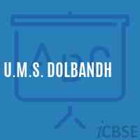 U.M.S. Dolbandh Middle School Logo