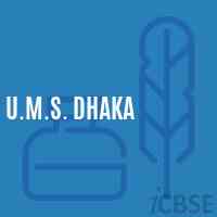 U.M.S. Dhaka Middle School Logo