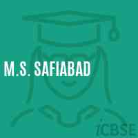 M.S. Safiabad Middle School Logo
