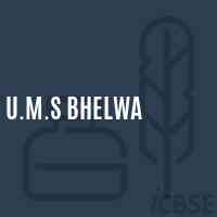 U.M.S Bhelwa Middle School Logo