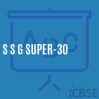 S S G Super-30 Middle School Logo