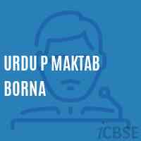 Urdu P Maktab Borna Middle School Logo