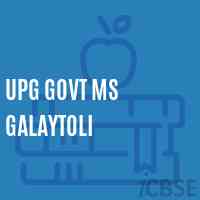 Upg Govt Ms Galaytoli Middle School Logo