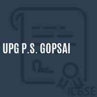 Upg P.S. Gopsai Primary School Logo