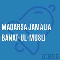 Madarsa Jamalia Banat-Ul-Musli Middle School Logo