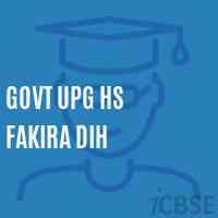 Govt Upg Hs Fakira Dih Secondary School Logo